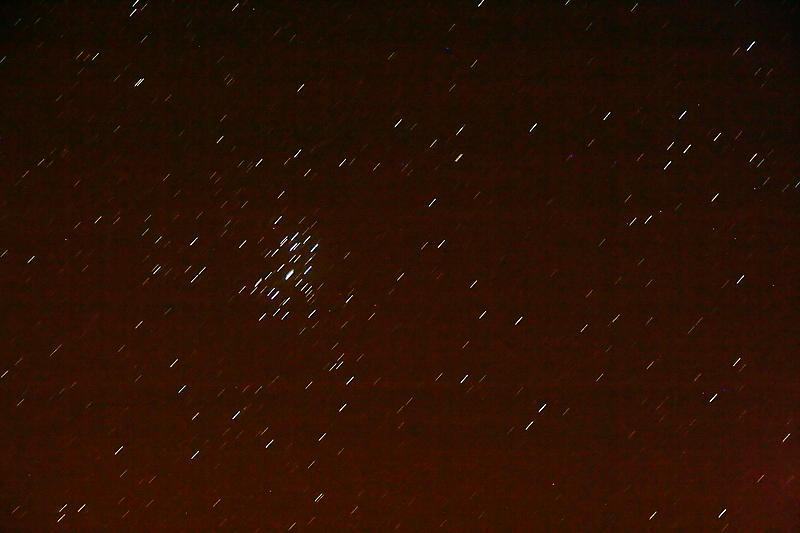 2009-12-10 - StarTrails of Pleiades